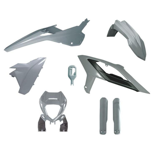 Rtech Beta RR 125 2023-2024 Quantum Grey Plastic Kit (6 Piece Kit)