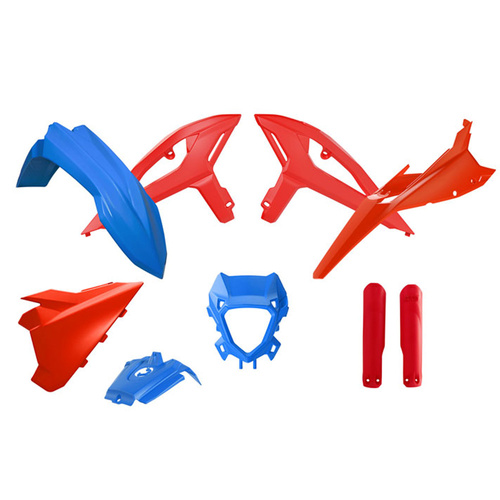 Rtech Beta RR 200 2T X-PRO 2025 OE Blue/Red Plastic Kit 