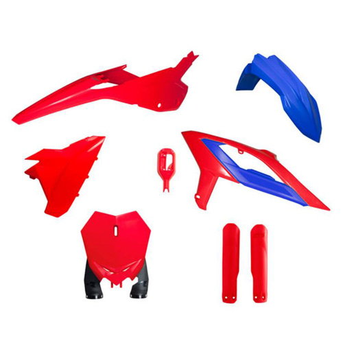 Rtech Beta RX 300 2023-2024 Red/Beta Blue/Black Plastic Kit (6 Piece Kit)