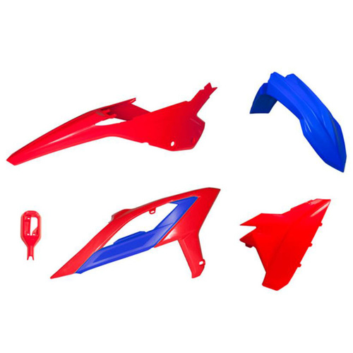 Rtech Beta RR 125 2020-2023 Red/Blue Plastic Kit