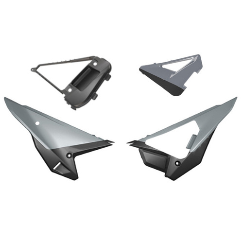 Rtech Revolution Honda CRF 450 RX 2025 Quantum Grey/Black Airbox Side Panel Kit