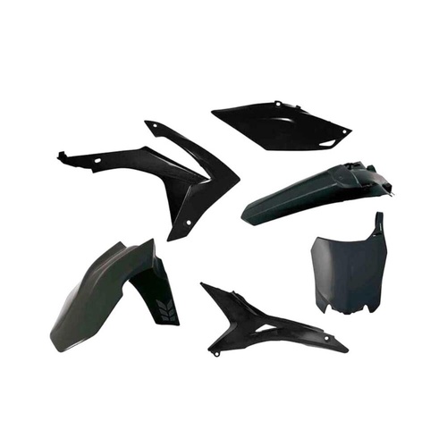 Rtech Honda CRF 250 R 2014-2017 Black Plastic Kit (6 Piece Kit)