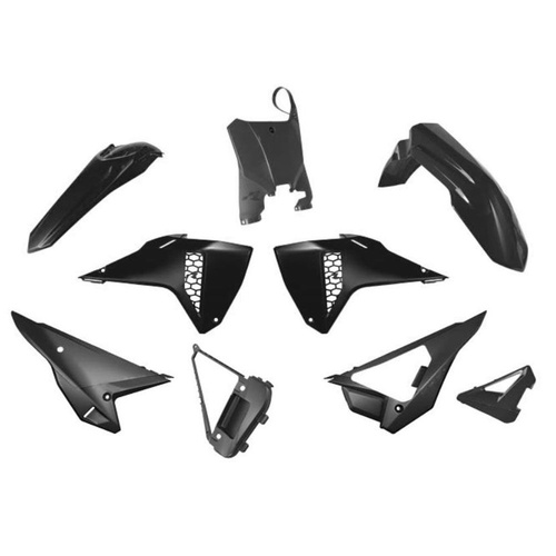 Rtech Honda CRF 250 R 2025 Black Plastic Kit (Revolution Kit)