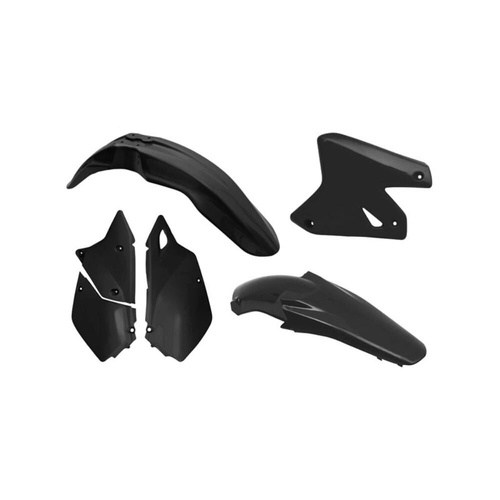 Rtech Suzuki DR-Z 400 E 2000-2009 Black (Without E24 Version Rear Fender) Plastic Kit (4 Piece Kit)
