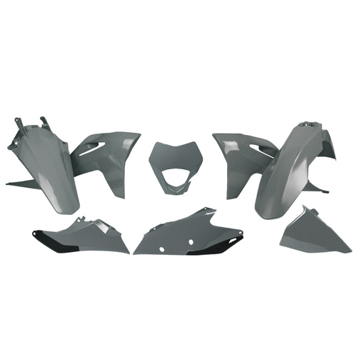 Rtech Gas Gas EC 300 F 2021-2023 Quantum Grey Plastic Kit (6 Piece Kit with Headlight Surround)