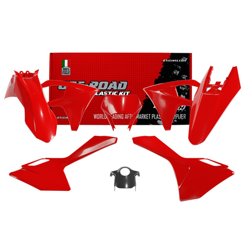 Rtech Gas Gas OE Plastic Kit EC 250 F 2024 (6 Piece Kit Includes Left Airbox Cover with Headlight Surround)