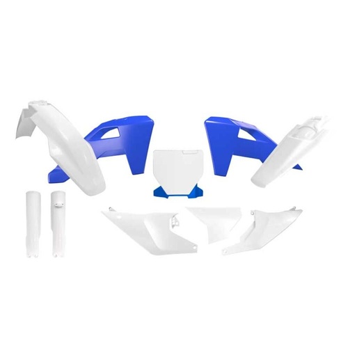 Rtech Husqvarna FX 350 2025 White/Blue Plastic Kit (7 Piece Kit) (R-KITHSQ-BHH-725)