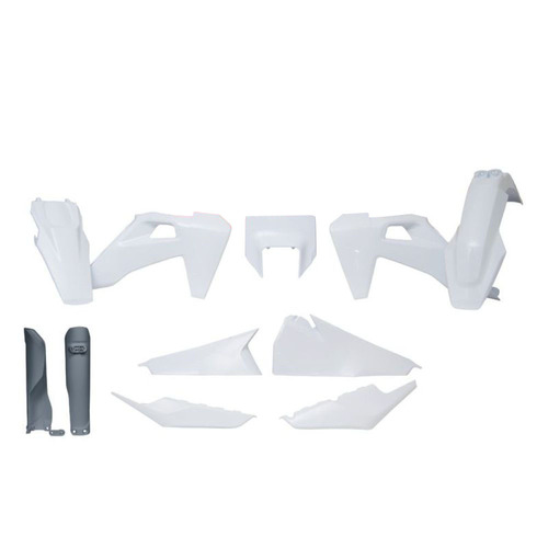 Rtech Husqvarna OE Plastic Kit FE 450 2022 (With Headlight Surround & Fork Proctectors)