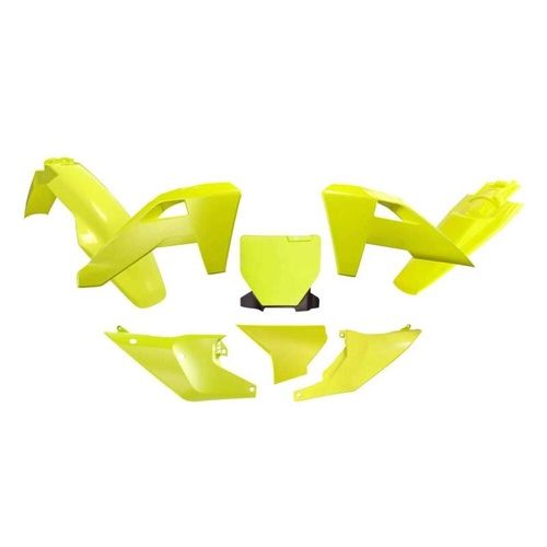 Rtech Husqvarna FC 450 2024-2025 Lemon Yellow Plastic Kit (6 Piece Kit)