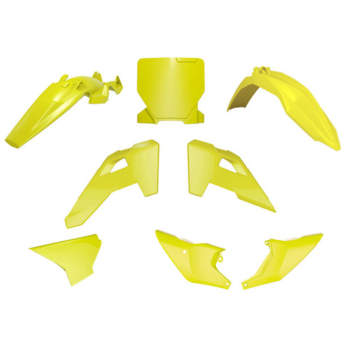 Rtech Husqvarna TC 85 2025 Lemon Yellow Plastic Kit