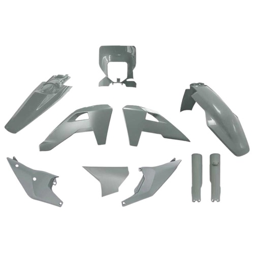 Rtech Husqvarna FE 450 2026 Quantum Grey Plastic Kit (7 Piece Kit)