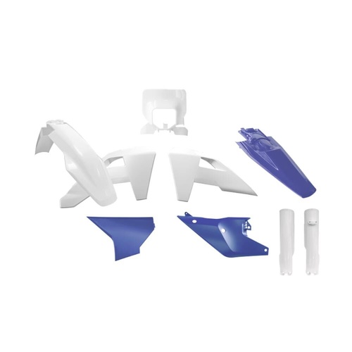 Rtech Husqvarna FE 501 HERITAGE 2025 White/Blue Plastic Kit (8 Piece Kit) (R-KITHSQ-NES-844)