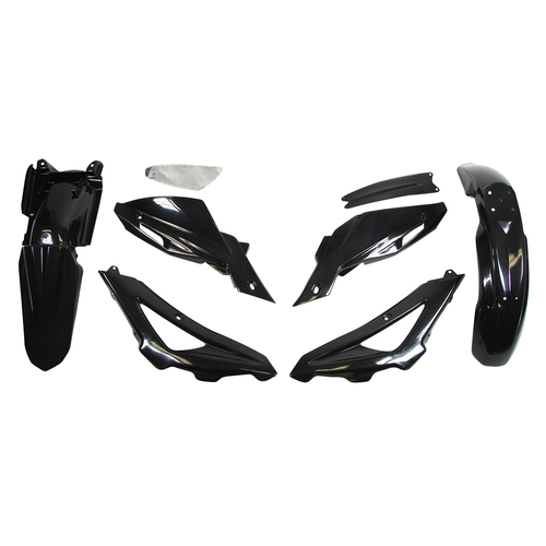 Rtech Husqvarna Black Plastic Kit TC 450 2008-2010