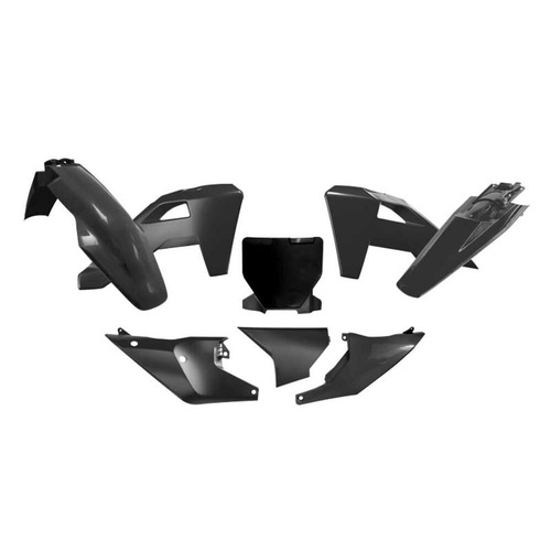 Rtech Husqvarna FC 350 2025 Black Plastic Kit (6 Piece Kit)