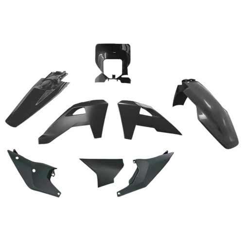 Rtech Husqvarna FE 450 2026 Black Plastic Kit (6 Piece Kit)