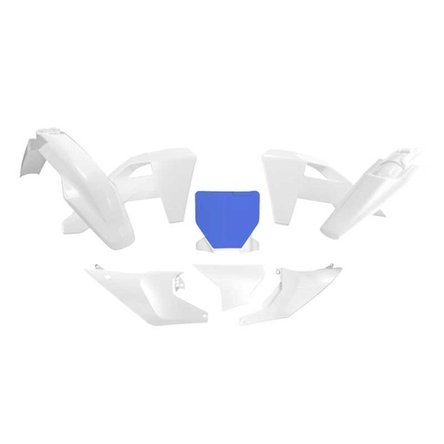 Rtech Husqvarna TX 300 2025-2026 White/Blue Plastic Kit (6 Piece Kit)