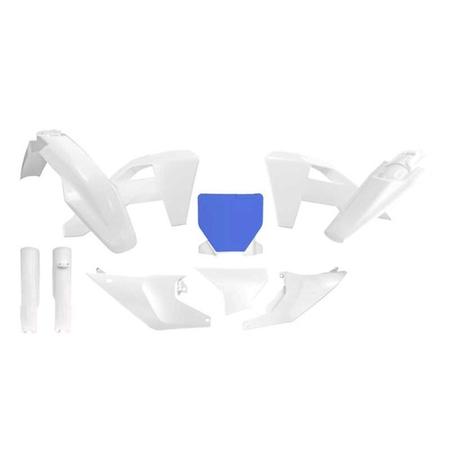 Rtech Husqvarna FC 250 2025-2026 White/Blue Plastic Kit (7 Piece Kit)