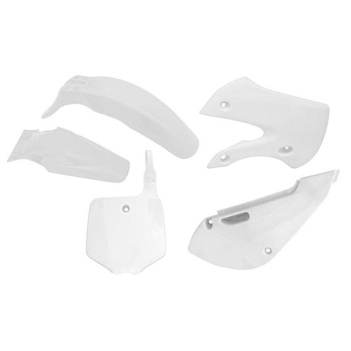 Rtech Kawasaki KLX 110 2002-2009 White Plastic Kit (5 Piece Kit)