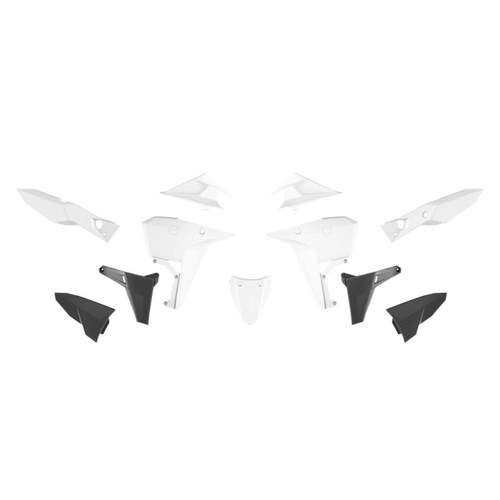 Rtech Kove RALLY 800 2024-2026 White/Black Plastic Kit (No Front Fender)