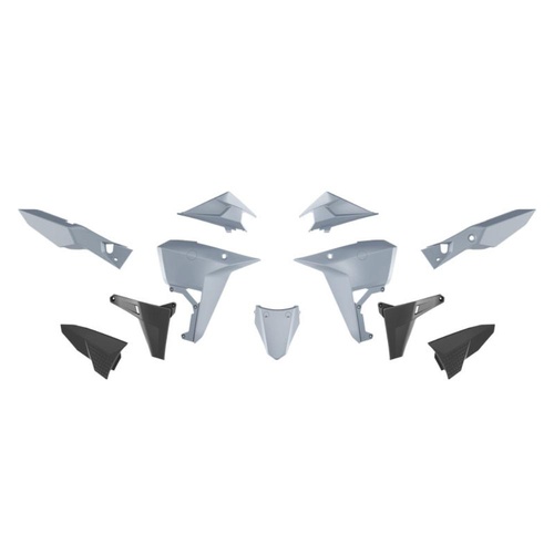 Rtech Kove X-PRO 800 2024-2026 Light Grey/Black Plastic Kit (No Front Fender)