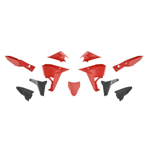 Rtech Kove X-PRO 800 2024-2026 Red/Black Plastic Kit (No Front Fender)