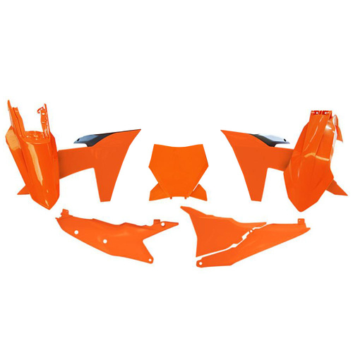 Rtech KTM Orange/Black Plastic Kit 250 SX-F 2022