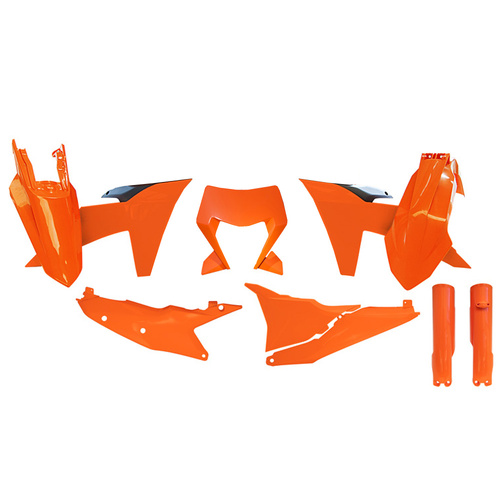 Rtech KTM 250 EXC-F 2024 Orange/Black Plastic Kit 