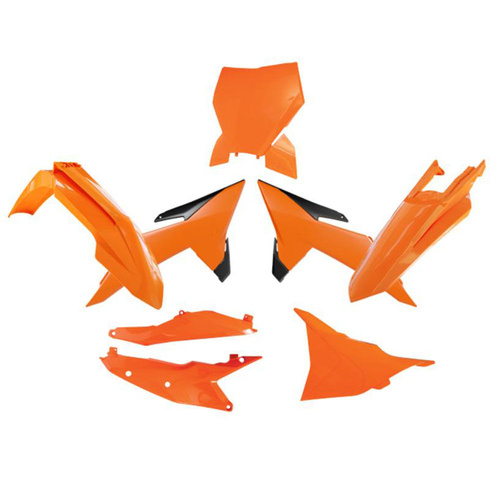 Rtech KTM 250 XC 2025 Orange/Black Plastic Kit (6 Piece Kit) (R-KITKTM-AR0-Z25)