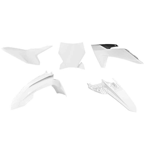 Rtech KTM White/Black Plastic Kit 50 SX 2024-2025