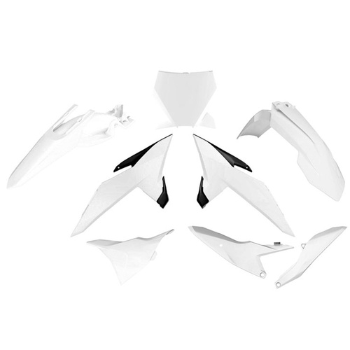 Rtech KTM 85 SX 2025 White/Black Plastic Kit