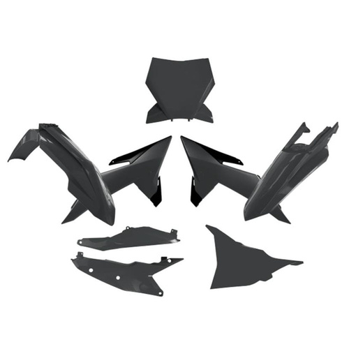 Rtech KTM 125 XC 2025 Black Plastic Kit (6 Piece Kit)