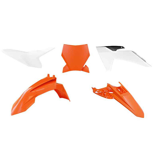 Rtech KTM Orange/White/Black Plastic Kit 50 SX 2024-2025