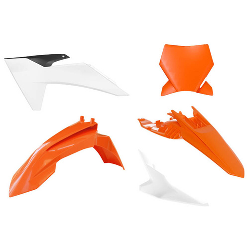 Rtech KTM Orange/White/Black Plastic Kit 65 SX 2024-2025