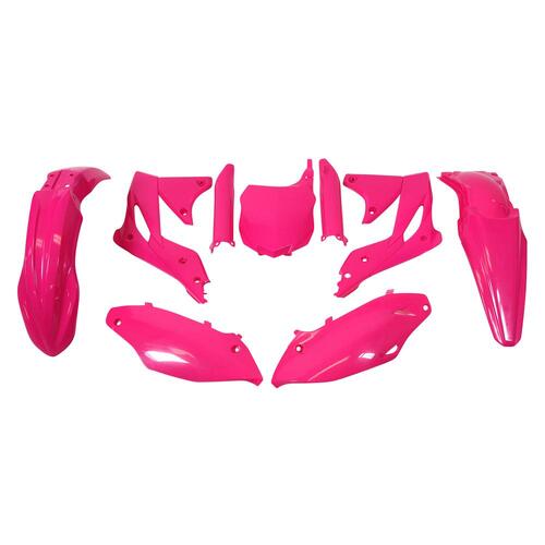 Rtech Kawasaki Neon Pink Plastic Kit KX 250 F 2013-2015