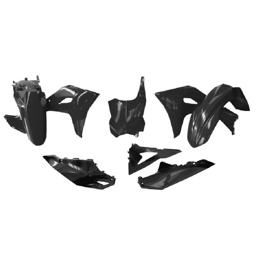 Rtech Kawasaki KX 250 2025-2026 Black Plastic Kit (5 Piece Kit)