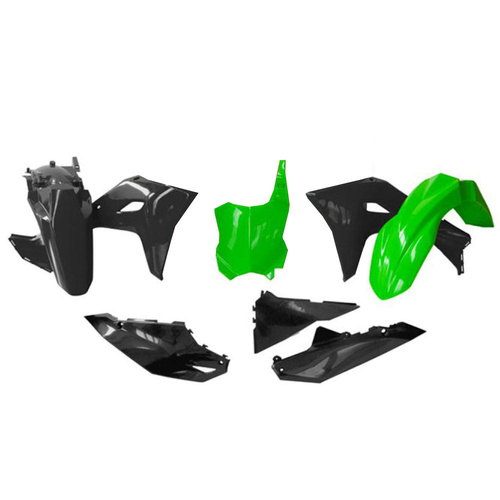 Rtech Kawasaki KX 250 F 2025 OE Green/Black Plastic Kit