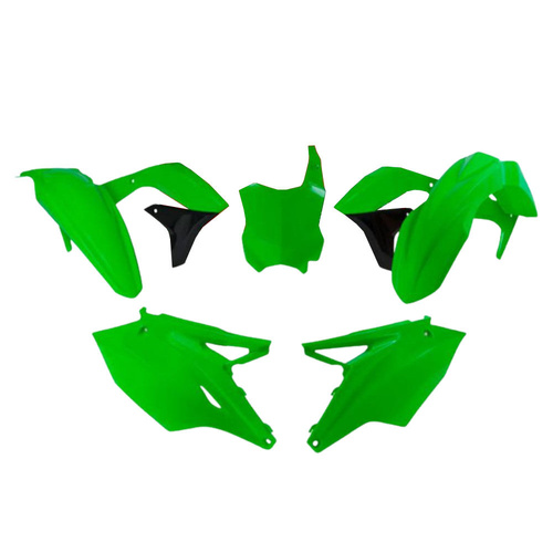 Rtech Kawasaki KX 450 F 2016-2018 Green Plastic Kit (5 Piece Kit)