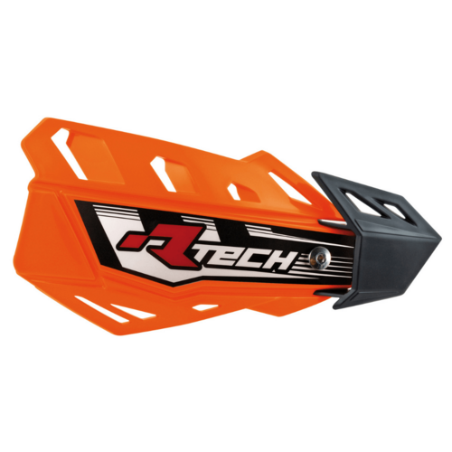 Rtech Orange FLX MX Handguards - Includes Mounting Kit