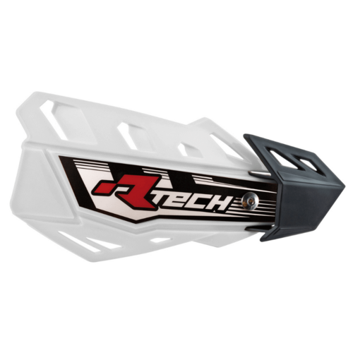 Rtech White FLX MX Handguards - Includes Mounting Kit