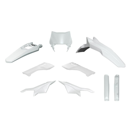 Rtech Surron ULTRA BEE 2023-2024 White Plastic Kit (6 Piece Kit)