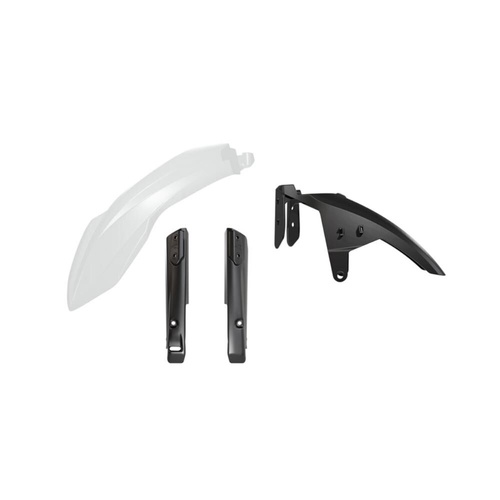 Rtech Yamaha XTZ 690 TENERE (T7) 2019-2025 White/Black Fork Protectors and High Fender Kit