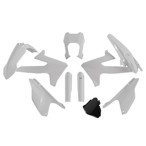 Rtech Triumph TF 250 E 2025-2026 White Plastic Kit (7 Piece Kit)