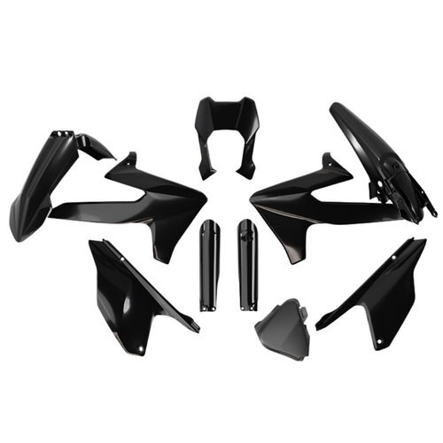 Rtech Triumph TF 250 E 2025-2026 Black Plastic Kit (7 Piece Kit)