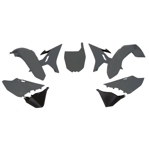 Rtech Yamaha WR 250 2016-2022 Quantum Grey/Black Plastic Kit