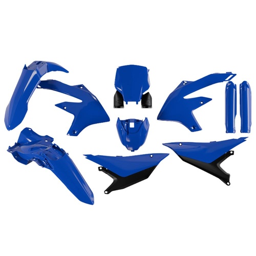 Rtech Yamaha YZ 450 F 2026 OE Blue Plastic Kit (7 Piece Kit Including Fork Protectors)