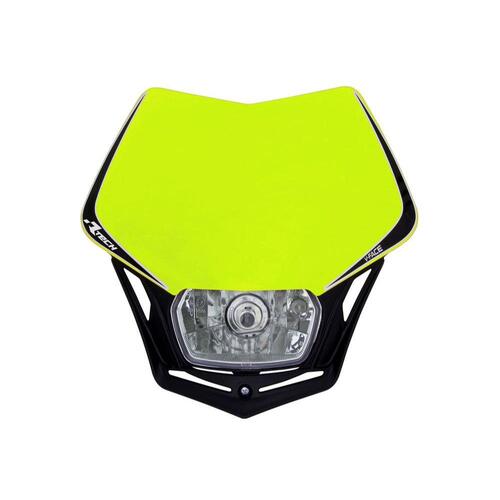 Rtech Neon Yellow V-Face Full LED Headlight