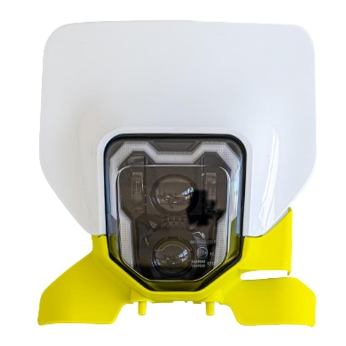 Rtech Husqvarna FE 250 2024-2026 White/Yellow Homologated Headlight
