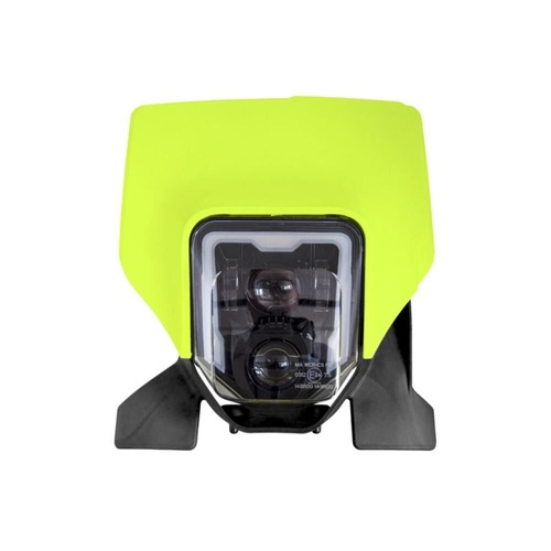 Rtech Husqvarna TE 350 2020-2023 Neon Yellow/Black Homologated Headlight