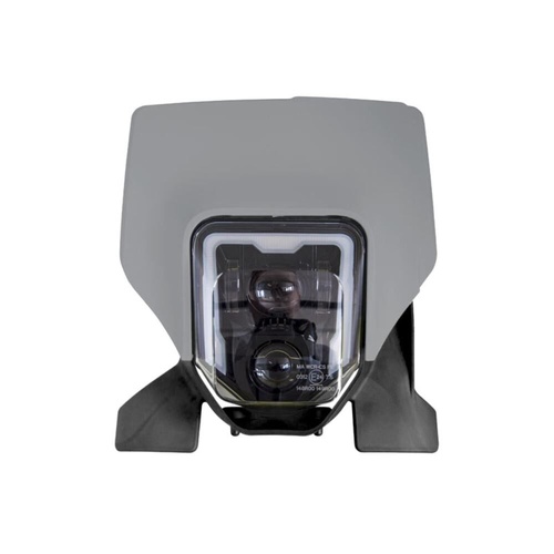 Rtech Husqvarna TE 350 2020-2023 Quantum Grey/Black Homologated Headlight