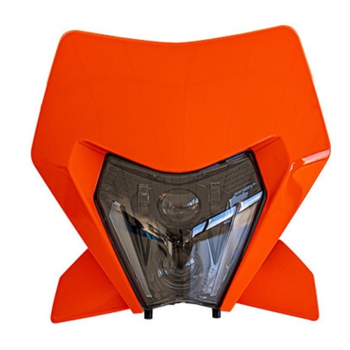 Rtech KTM 125 XC-W 2024-2026 Neon Orange Homologated Headlight